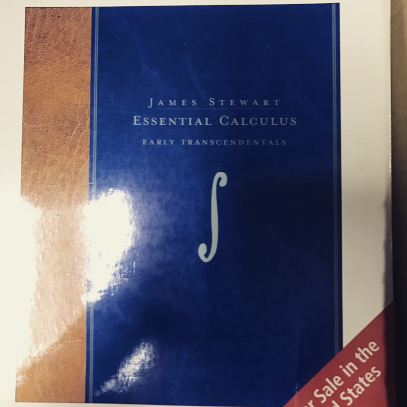 微積分課本essential calculus—james stewart著