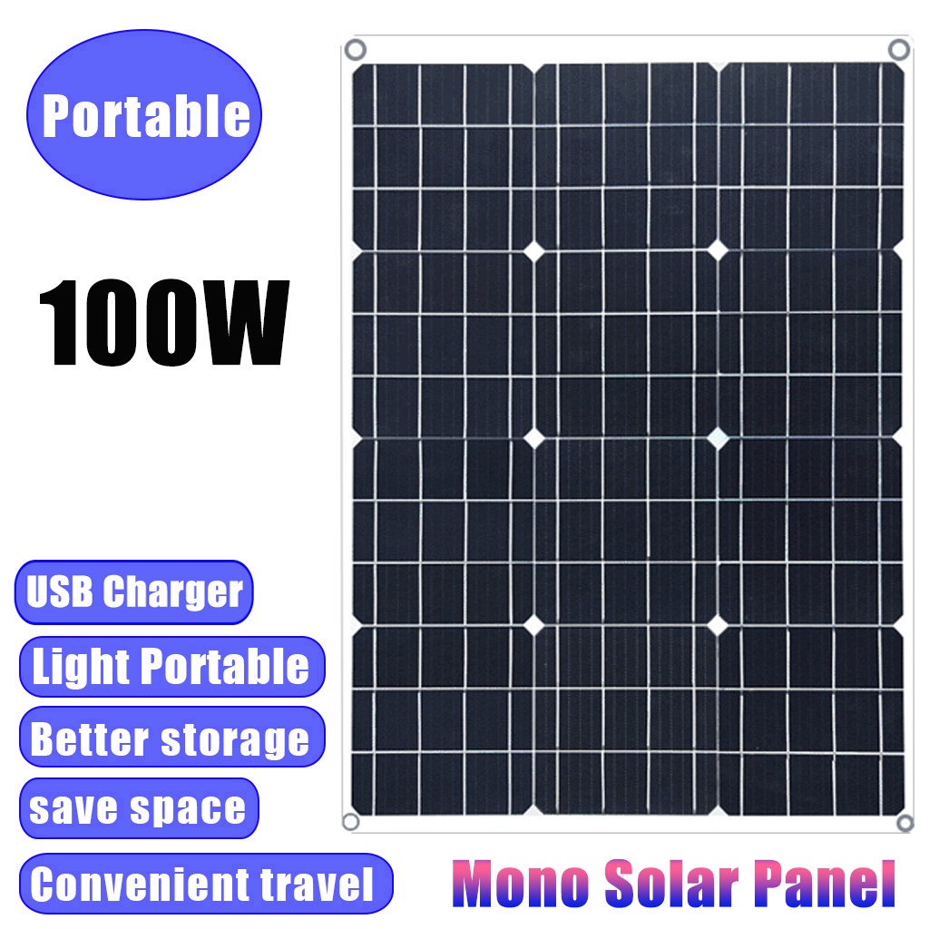 20w / 40W / 50W / 60W / 65W / 70W / 80W / 100W 18V 單聲道太陽能電池板