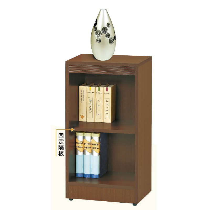 【南洋風休閒傢俱】精選書櫃系列-樟木色兩格實木書櫃 展示櫃 置物櫃 SB243-4