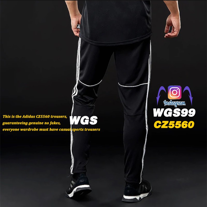 Adidas Tango Training Pants CZ5560 透氣窄管褲三線黑色窄版運動長褲愛迪達| 蝦皮購物