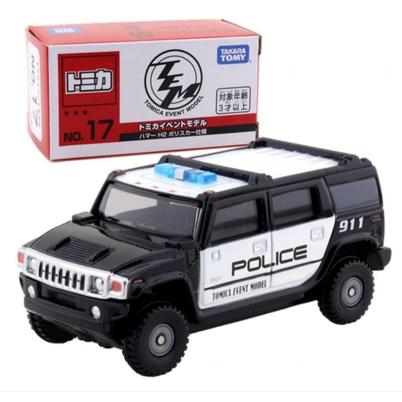 Tomica多美小汽車博覽會限量紀念車No17 - Hummer H2 police car specification