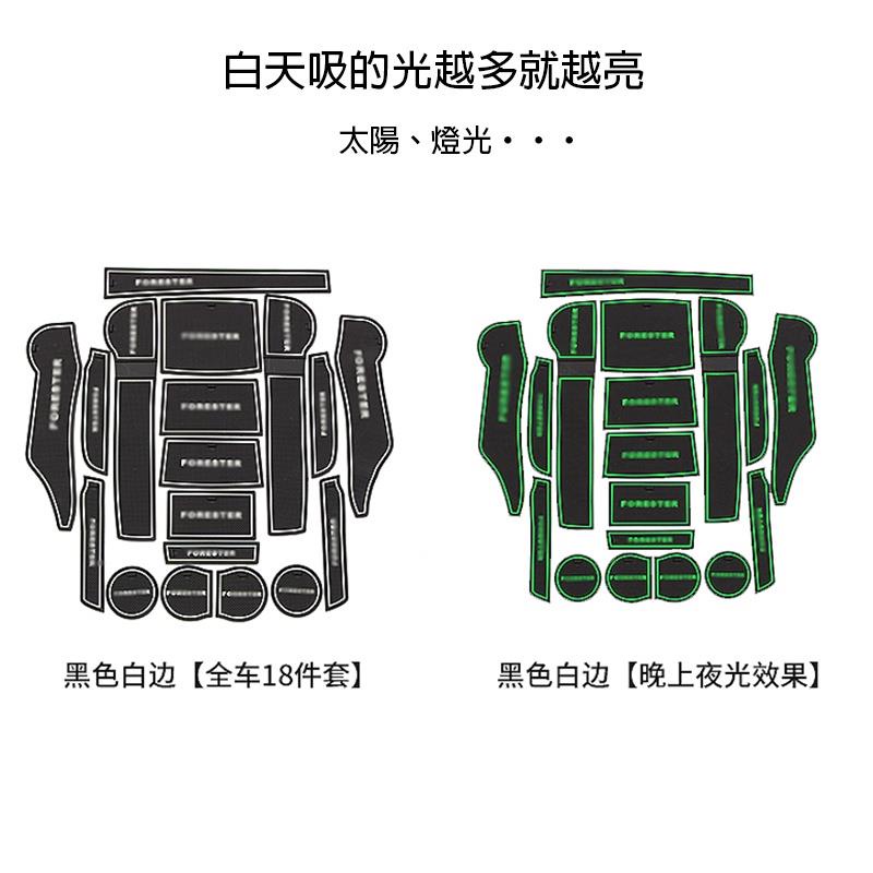 SUBARU 5代 5.5代 FORESTER 2019-2022年 森林人 專用 門槽水杯墊 水杯墊 門槽墊 止滑墊