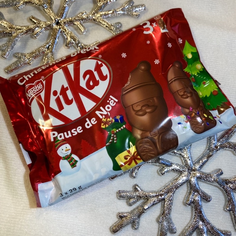 《7timesanight》KitKat聖誕限定牛奶巧克力 聖誕老公公 KitKat威化餅乾 歐美加拿大代購