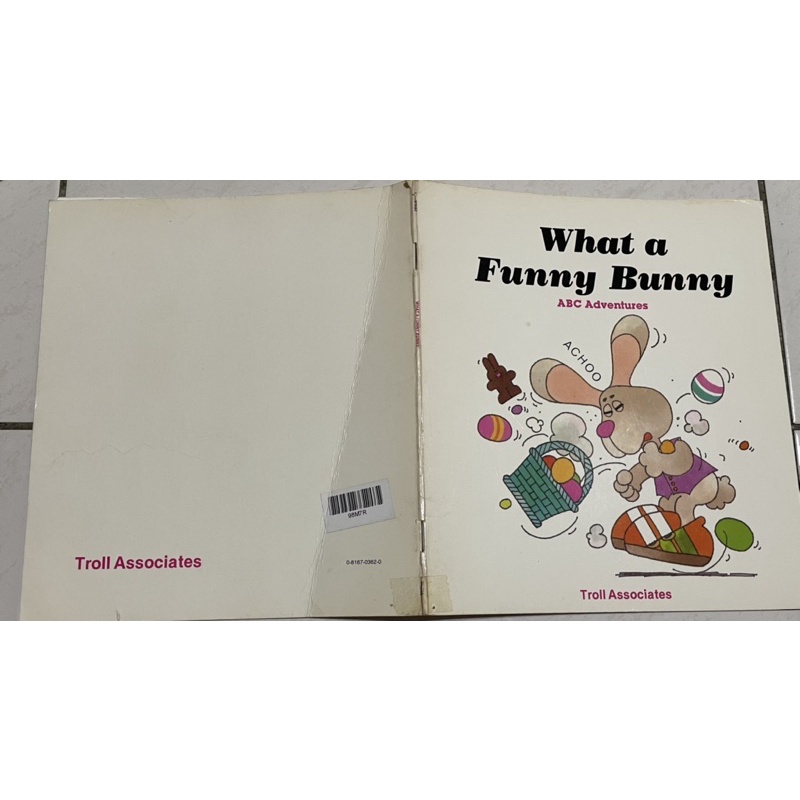 What a funny bunny（復活節主題的字母書）
