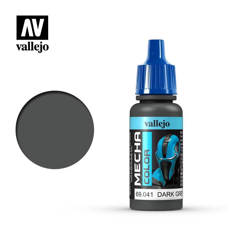 《99出清一次》Acrylicos Vallejo 機甲色彩 Mecha Color 041-69041 暗灰綠色 萬年