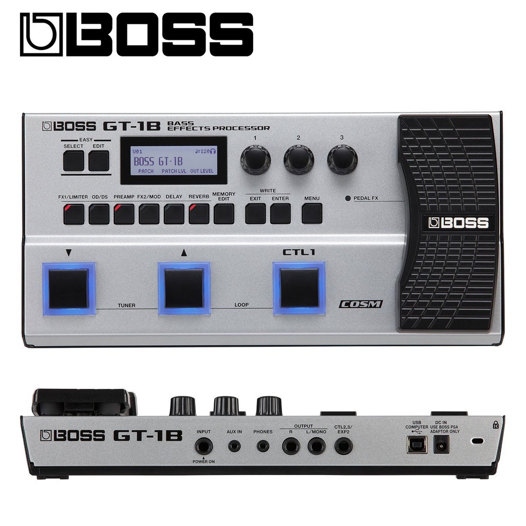 分期免運 BOSS GT-1b 電 Bass 貝斯 數位 綜合 效果器  公司貨 可加購 導線 變壓器 GT1B