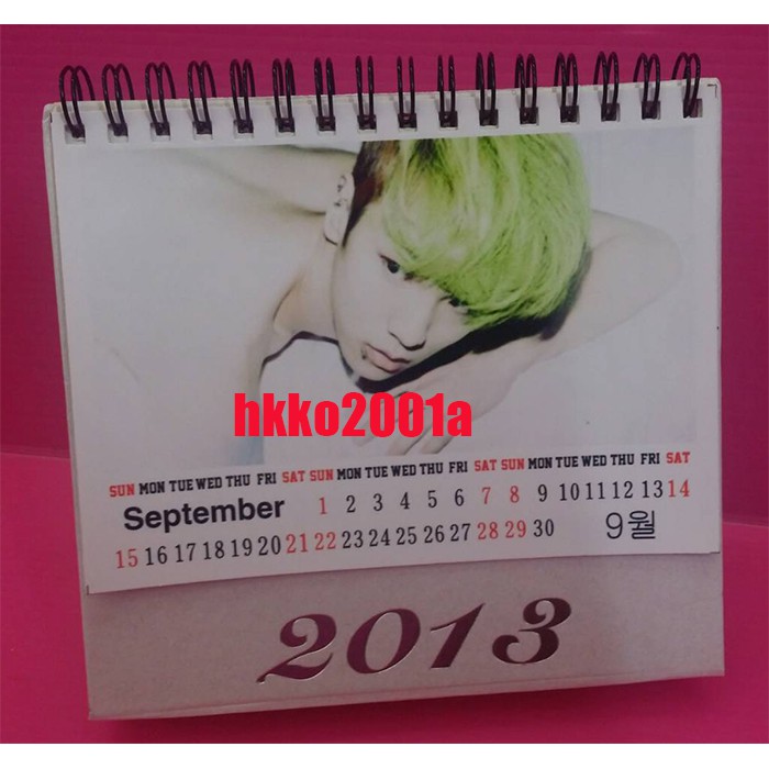 SHINee [ KEY 2013 桌曆] 現貨 ★hkko2001a★版面月月不同  Desk calendar