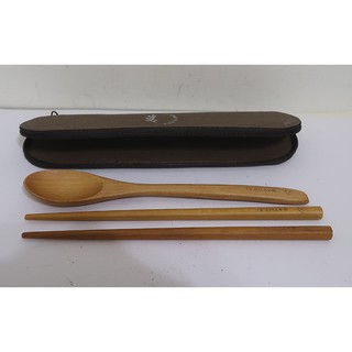 木製環保餐具組(筷子+湯匙)