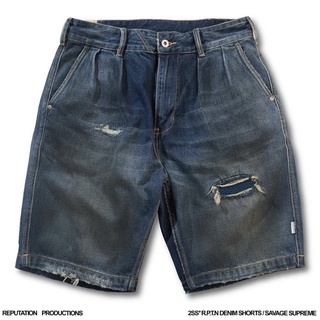 「現貨」REPUTATION ® 22SS破壞加工牛仔短褲 牛短 牛王 R.P.T.N DENIM SHORTS