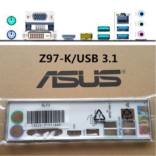 ASUS 華碩 Z97-K USB3.1、Z97-K/USB3.1 全新彩色 後檔片 後檔板