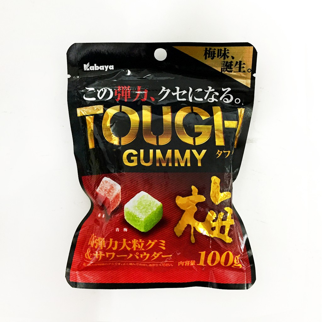 卡巴Kabaya TOUGH 雙色梅子方塊嚼糖 100g