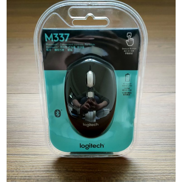 Logitech 羅技 M337 滑鼠(黑) 藍芽滑鼠 便攜滑鼠 無線滑鼠