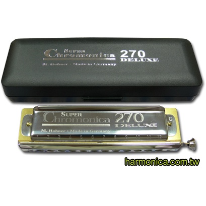 【口琴天堂】《HOHNER 270 Deluxe 豪華12孔半音階口琴》德國原裝進口【台北市現貨】