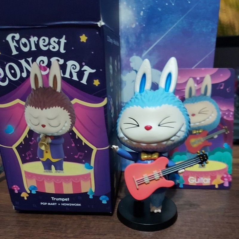POPMART 正版Labubu 拉布布 森林音樂會  吉他 瑕疵出清
