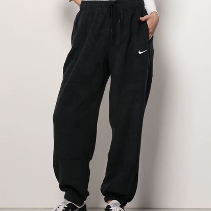 【R-MAN】Nike Swoosh Essential 女 毛巾布 小勾 抓絨 束口 棉褲 長褲 DD5111-010