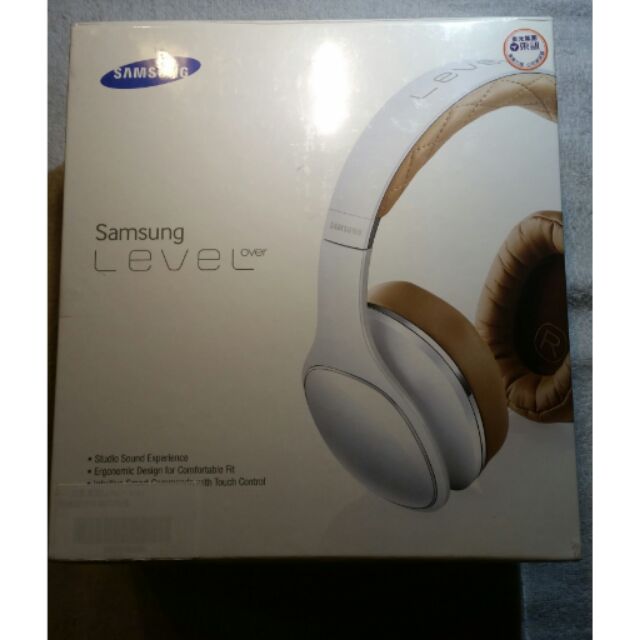 「全新膠膜未拆」Samsung 三星 Level Over 高音質摺疊耳罩式藍牙耳機 EO-AG900BWEGTW