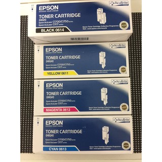 [超級碳粉]含稅 原廠 EPSON S050614 0614 0613 0612 0611 C1700 副廠 CX17