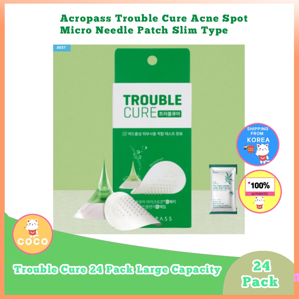 Acropass Trouble Cure Acne Spot Micro Needle Patch Slim 24ea