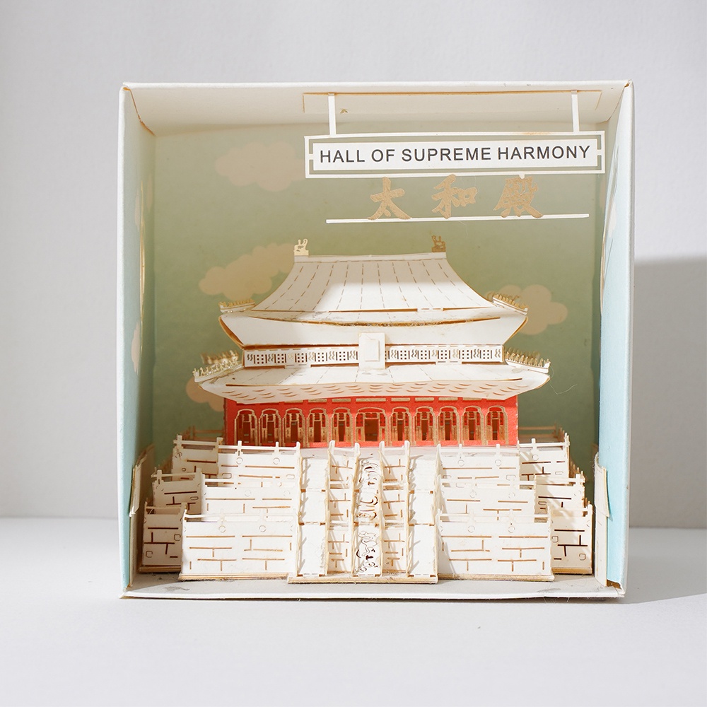 【知音文創】紙風景 故宮太和殿 ｜紙模型DIY材料包