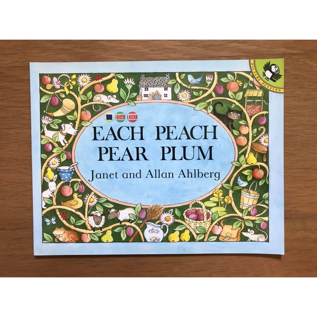 二手平裝英文繪本廖彩杏書單each Peach Pear Plum 蝦皮購物