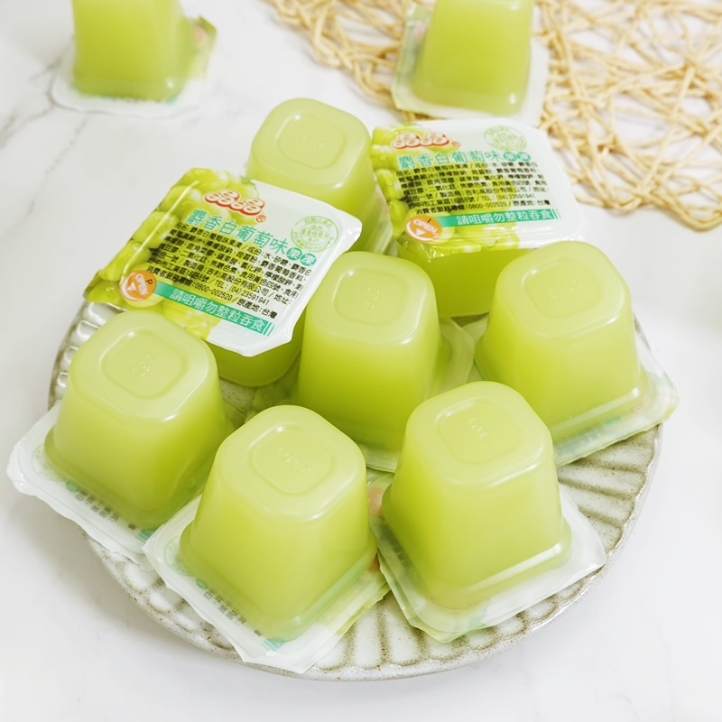 【晶晶】麝香白葡萄味果凍 900g 麝香葡萄果凍 麝香白葡萄 添加麝香白葡萄原汁 (台灣果凍)