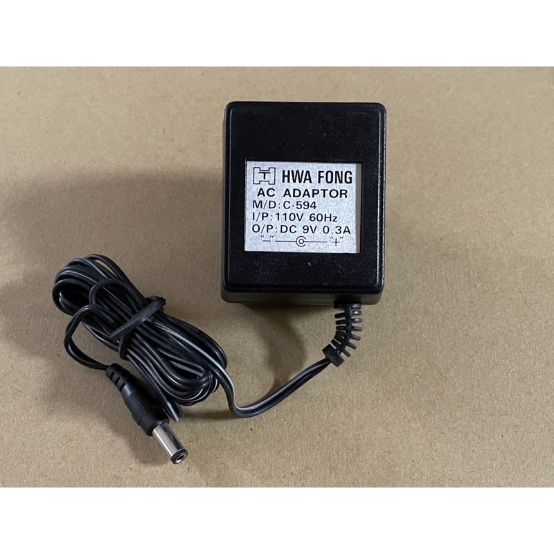 (台灣製造) 變壓器DC 9V / 300mA  0.3A 電源供應器 (全新品 含保固)