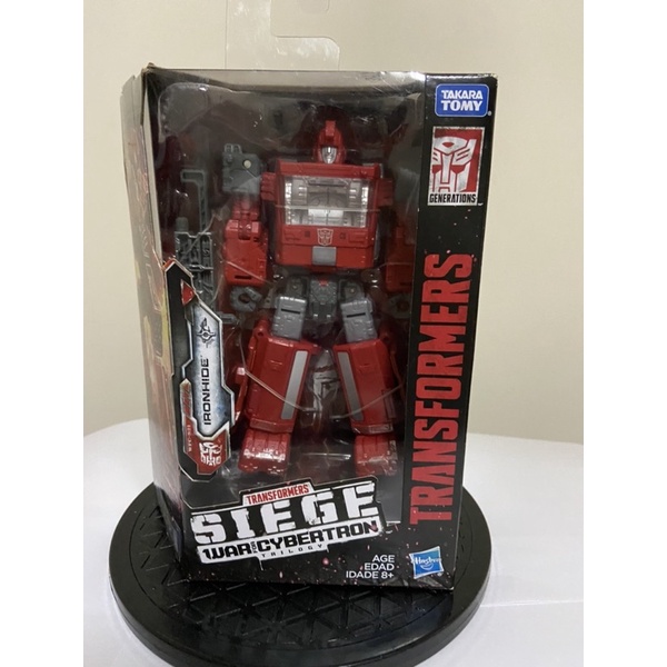 正版 孩之寶 變形金剛 SIEGE 圍城 SG-17 D級系列 賽博坦之戰 鐵皮 IRONHIDE