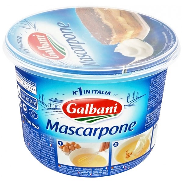 葛巴倪瑪斯卡邦乳酪(500G)  GALBANI MASCARPONE CHEESE (提拉米蘇的靈魂) 提拉米蘇套餐