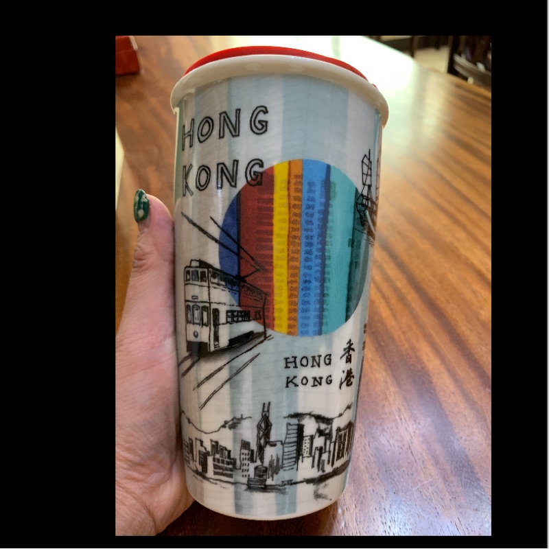 香港星巴克雙層咖啡杯
