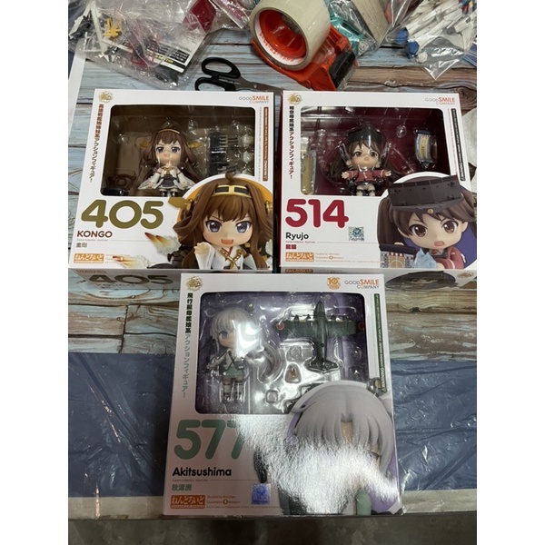 （日版 二手 看內文！）艦娘系列GSC 黏土人 405金剛、514 龍驤、577 秋津洲