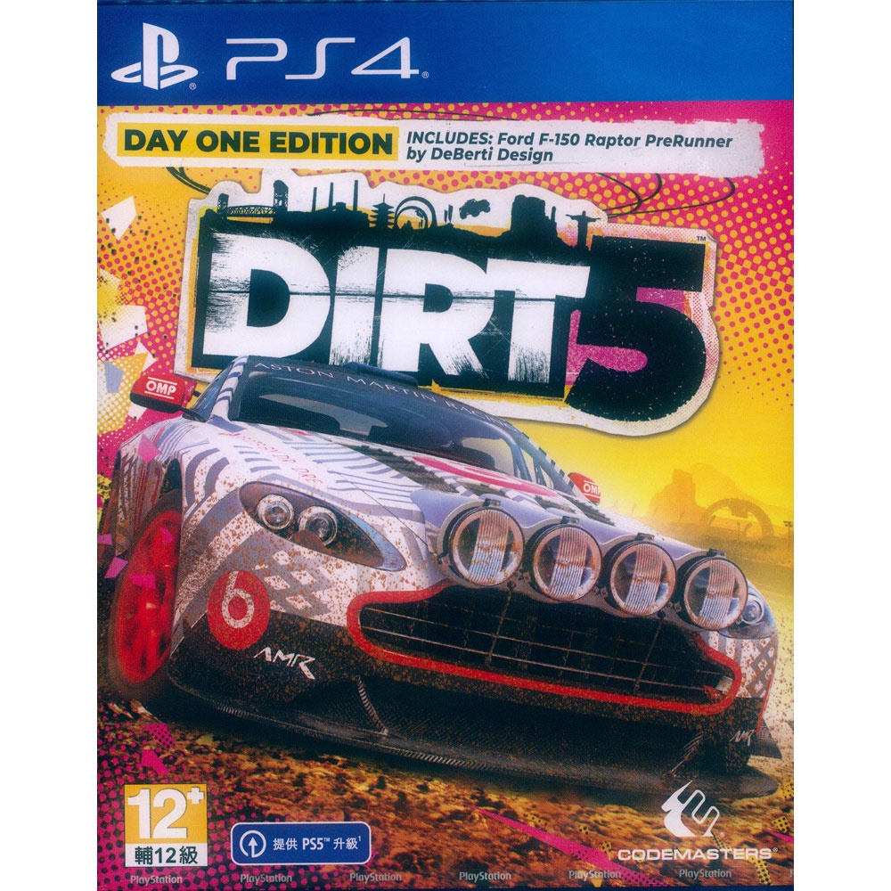 PS4 大地長征 5 首日版 中英文亞版 DiRT 5 Day One Edition (一起玩)