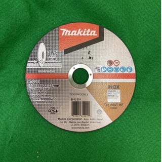 含稅 牧田 Makita B-12251 6吋 切斷砂輪片 150x1.6x22.23mm 超薄切斷砂輪片 不鏽鋼