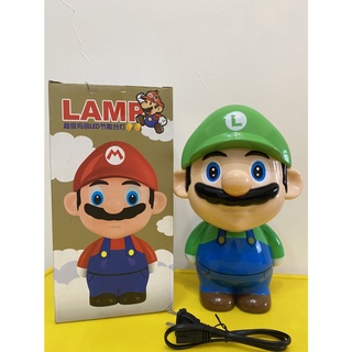 9.99全新 LAMP經典卡通LED節能充電式檯燈-路易吉版(現貨)