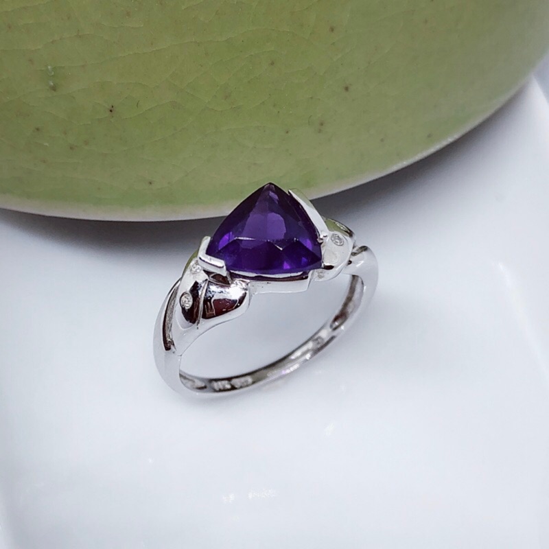 艾麗珠寶-炫彩紫水晶戒指(CR.000001)(H9-R0440K-1A)