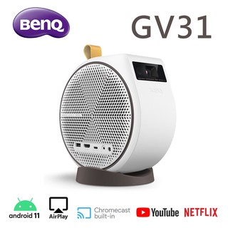 BenQ FHD Android TV 智慧投影機 G-V31 微投 露營 LED 2.1聲道 現貨 廠商直送