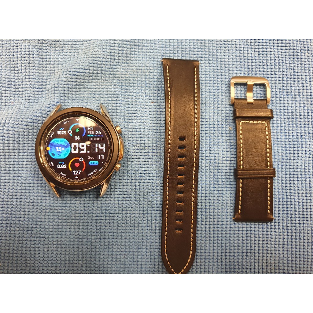 SAMSUNG Galaxy Watch3 R840 45mm(藍芽)-星幻銀 二手 約七成新