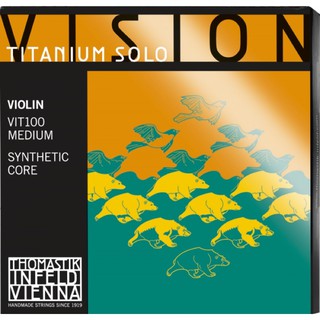 【筌曜樂器】奧地利 VISION VIT100 TITANIUM SOLO 小提琴弦 小提琴套弦 提琴弦