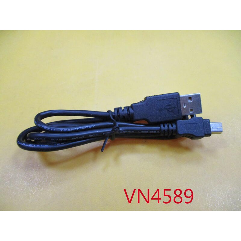 【全冠】1米 USB2.0 公轉MINI USB .USB2.0公/mini小5p充電線.USB傳輸線 (VN4589)