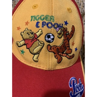 二手 古著 Pooh 小熊 維尼 kid兒童 老帽 棒球帽 帽 cap