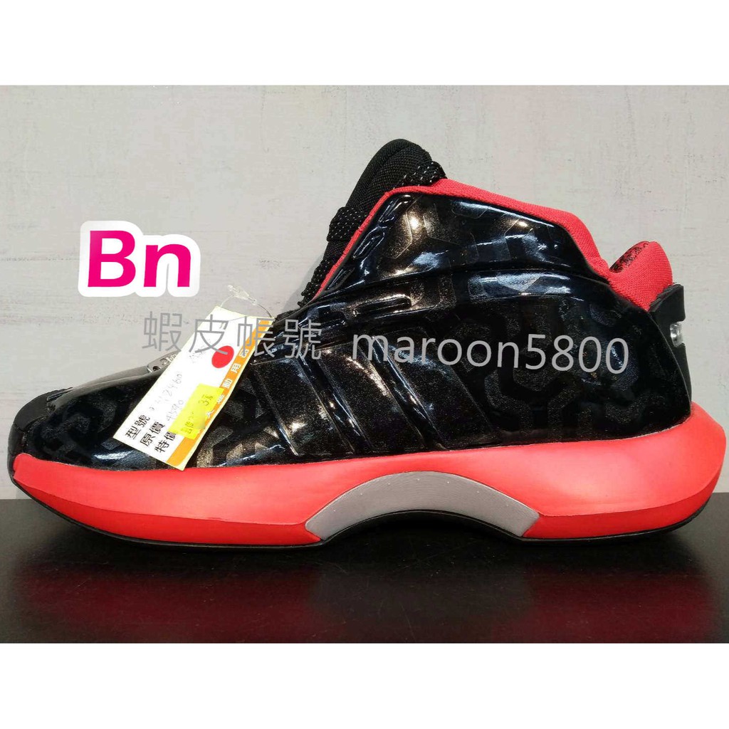 bn超級邦妮　adidas CRAZY 1 星際大戰 復刻 黑紅 籃球鞋 實戰 訓練 字母 愛迪達 NBA EH2460