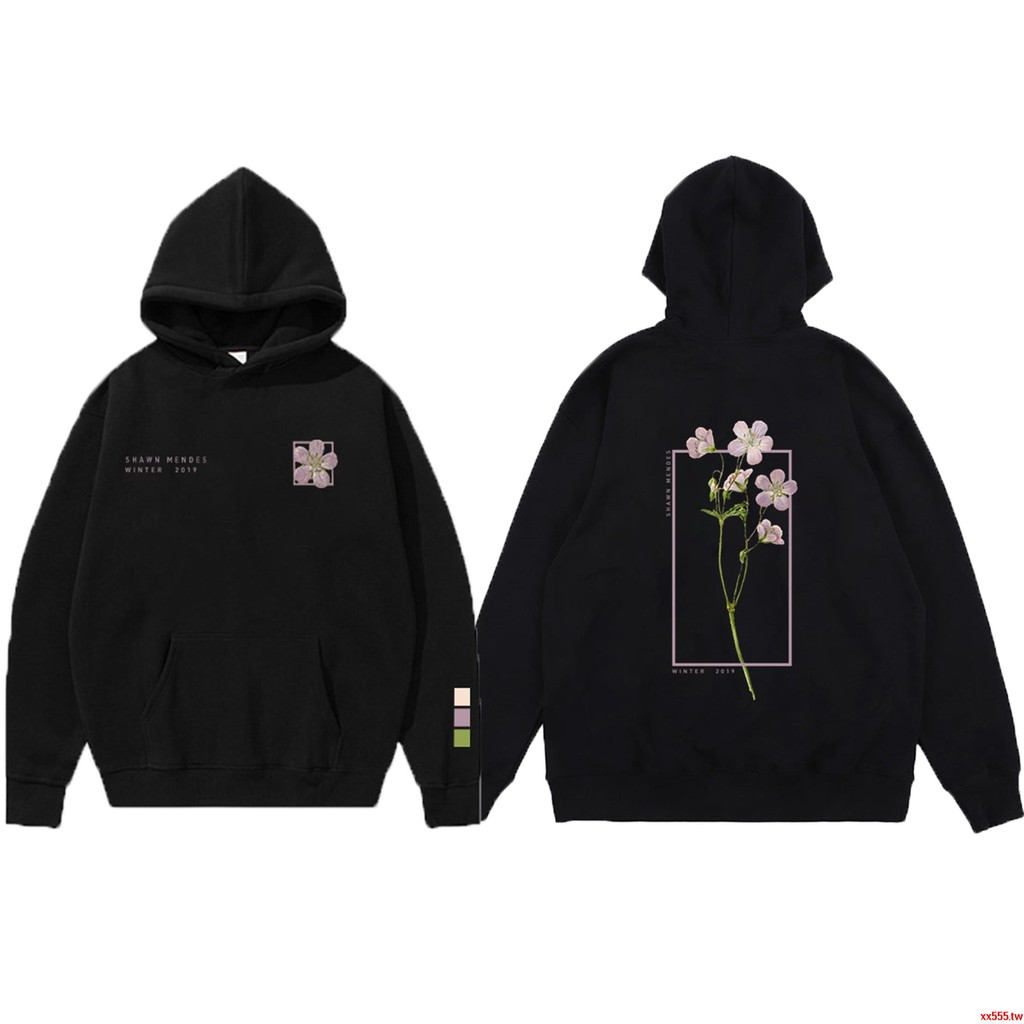 shawn mendes winter floral hoodie ii