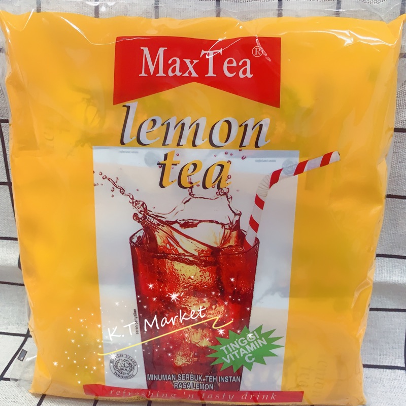效期2024/7/30印尼🇮🇩 MAX TEA 檸檬風味茶包粉 750克（30包*25克）