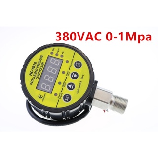 380vac 0-1Mpa空壓機壓力開關數字壓力表繼電器輸出HC-Y810