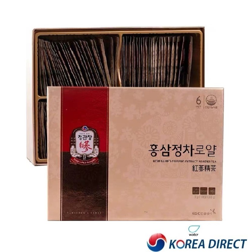 韓國正官庄高麗紅蔘精茶 Royal 紅蔘精茶 3gx100包