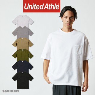 【United Athle】寬版口袋T Oversize寬鬆落肩 5.6oz.柔棉 100%純棉 耐穿耐洗短T
