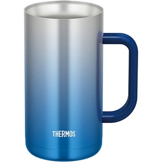 THERMOS 膳魔師 JDK-720C 真空隔熱保溫 保冷杯 不鏽鋼真空斷熱 亮藍色 保溫杯 馬克杯 720ml