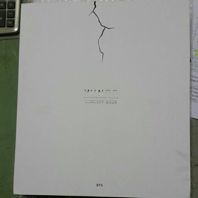 BTS WINGS concept book 概念書 防彈少年團 金泰亨 V小卡