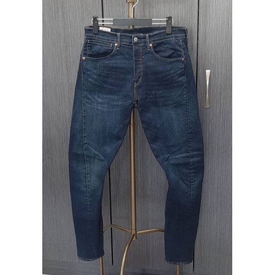 木村拓哉代言正品LEVIS502 TAPER LEJ 3D 男深藍上寬下窄超彈性錐形牛仔長褲（褲子狀況請詳內文）