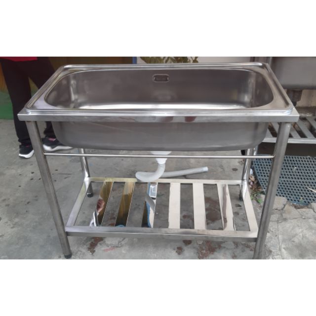 全新白鐵304加長水槽長93 5 寬50 高80堅固耐用 工作精緻厚實 蝦皮購物