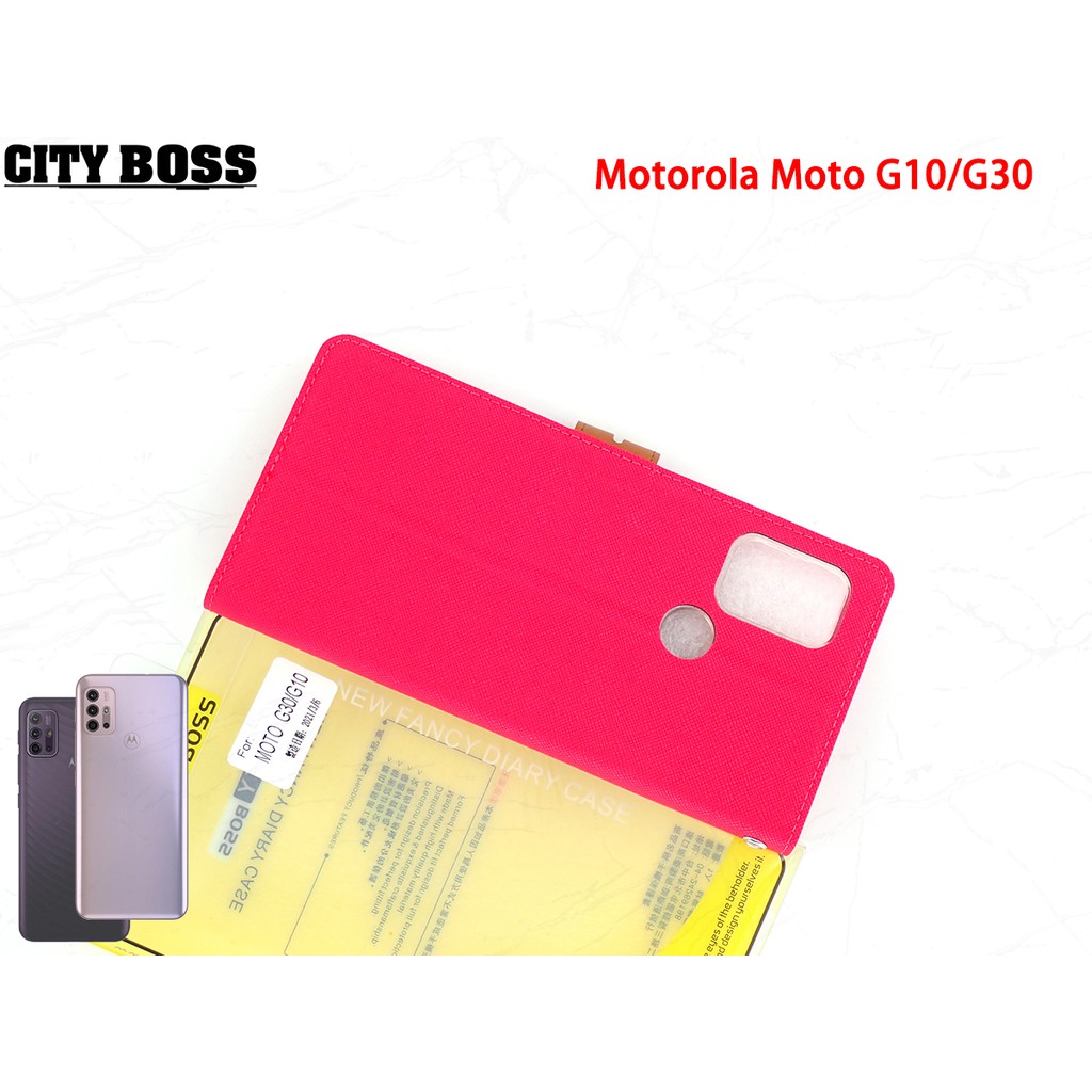【促銷價中】CITY BOSS 摩托羅拉MOTO G30/G10 樸實插卡保護套 G30 G10 一代支架側掀皮套